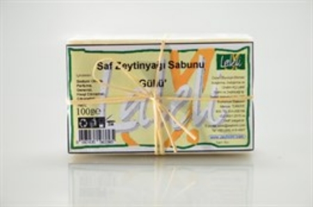 Zeytinyağı Sabunu (Güllü) 100g  resmi