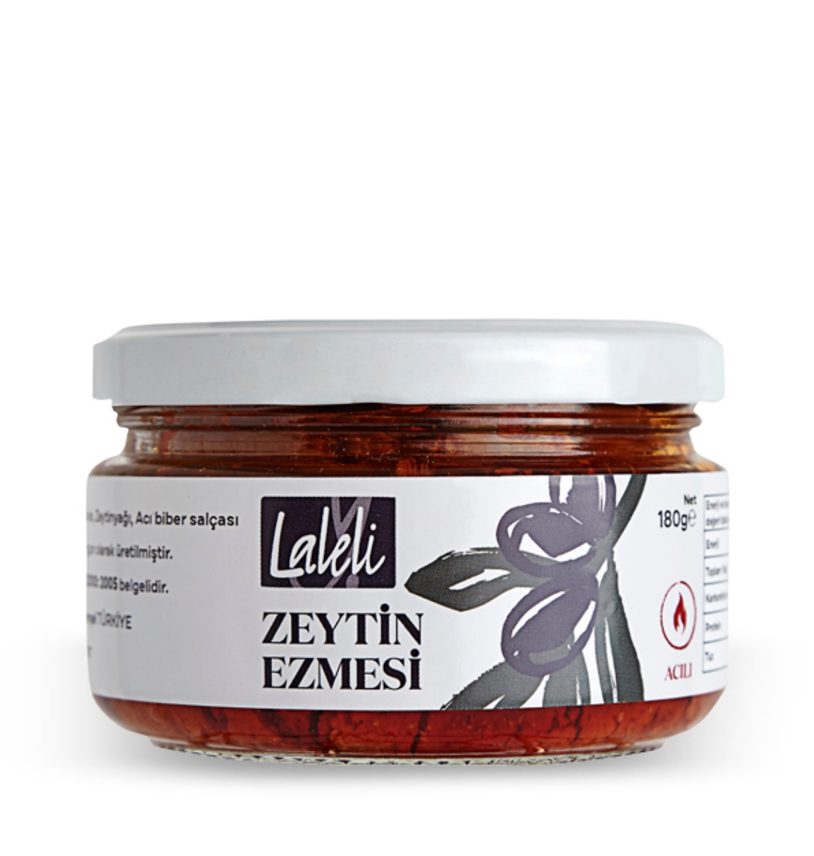 Yeşil Zeytin Ezmesi Acılı 180gr resmi