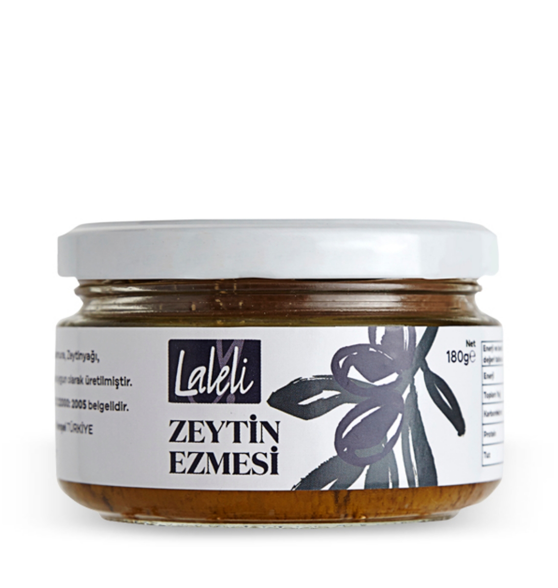 Siyah Zeytin Ezmesi Sade  180gr resmi